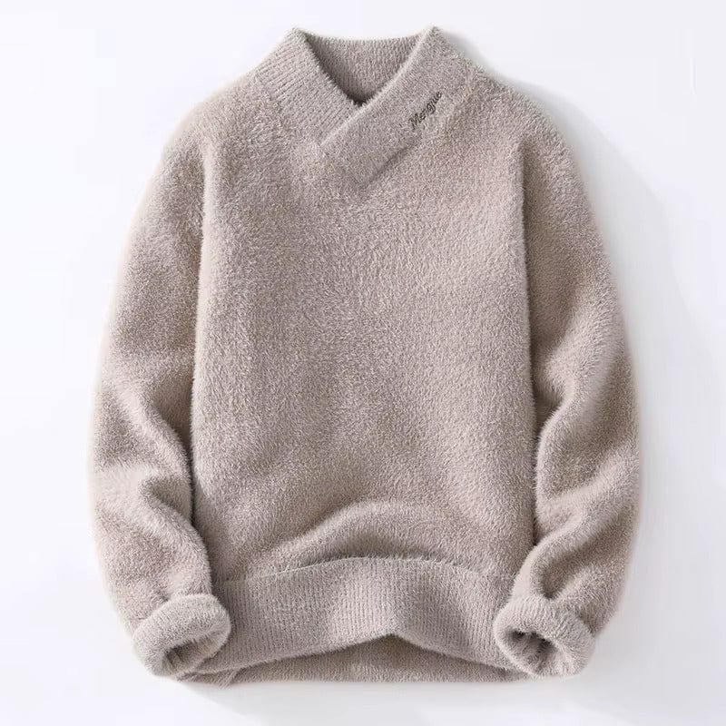 Aksamitny sweter dla mężczyzn