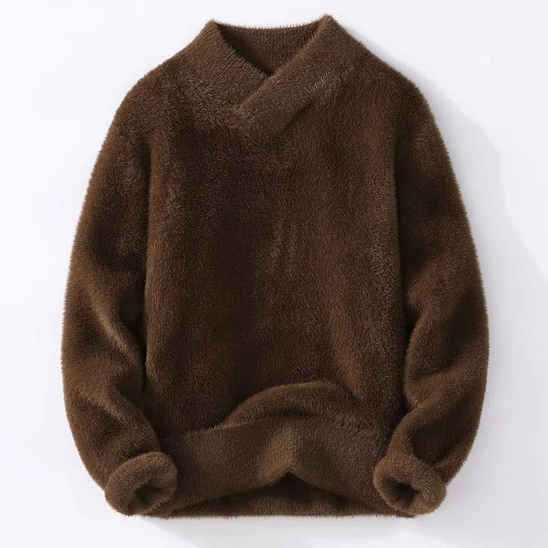 Aksamitny sweter dla mężczyzn