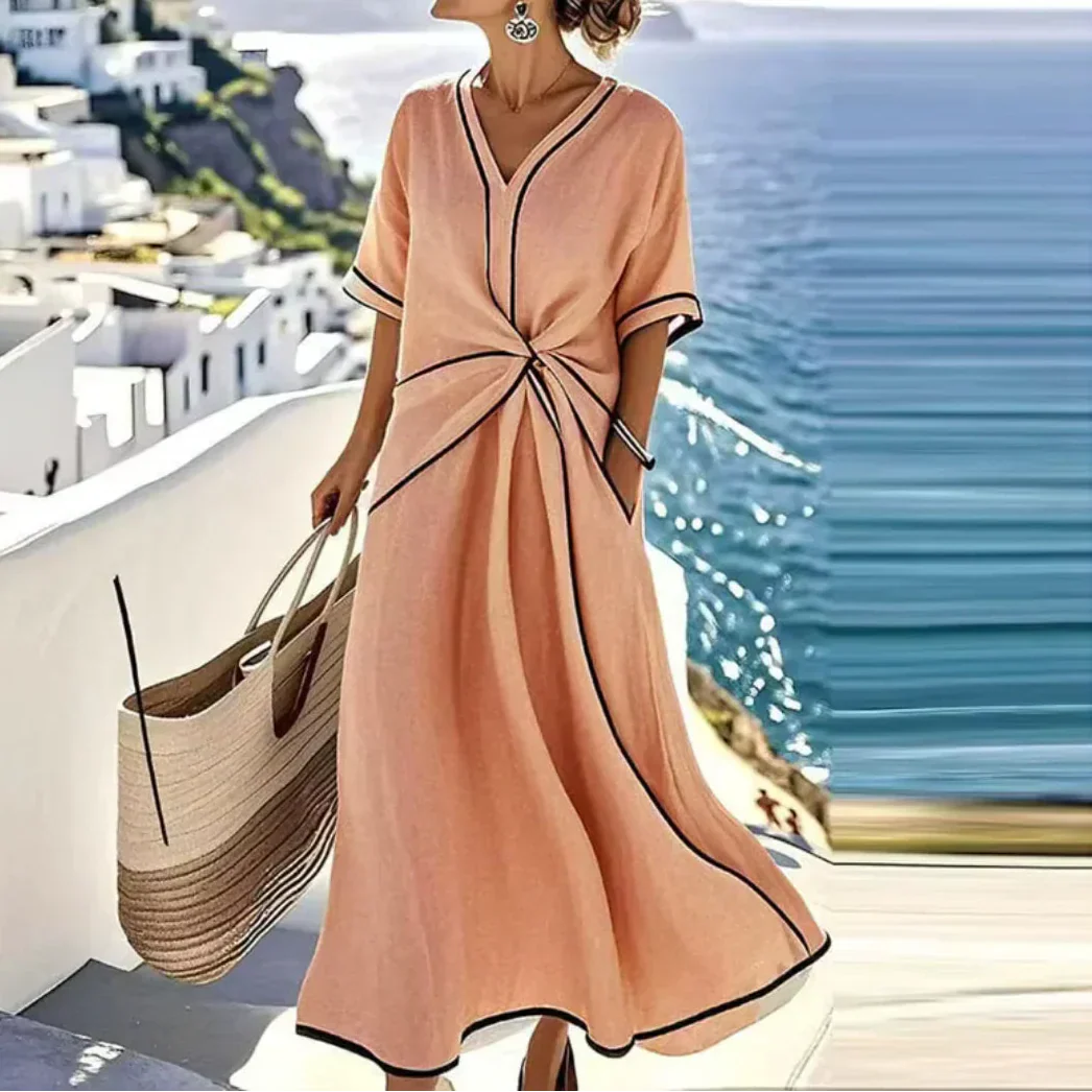 Luźna, elegancka sukienka