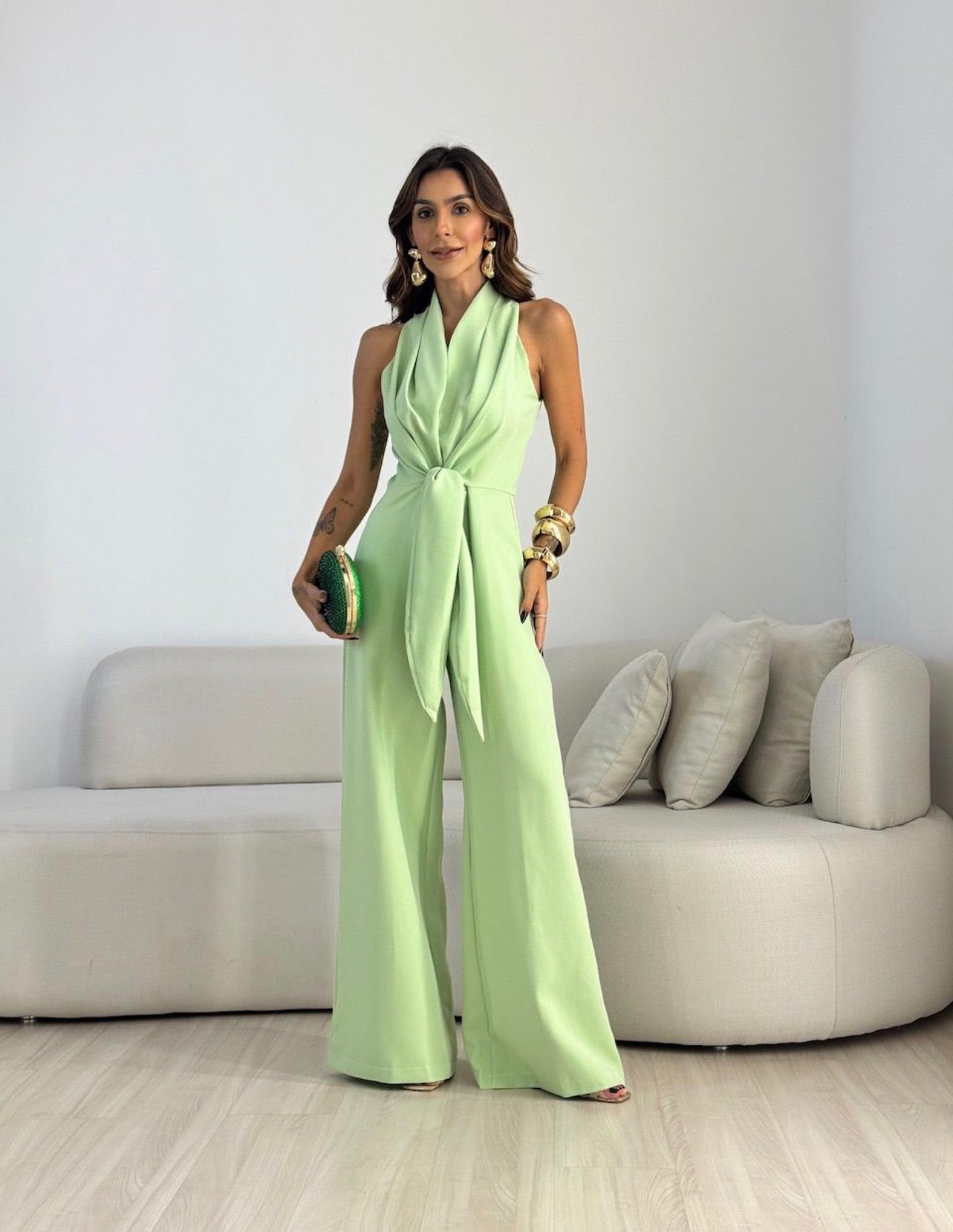 Carol| Elegancki Kombinezon Halter