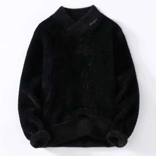 Aksamitny sweter dla mężczyzn