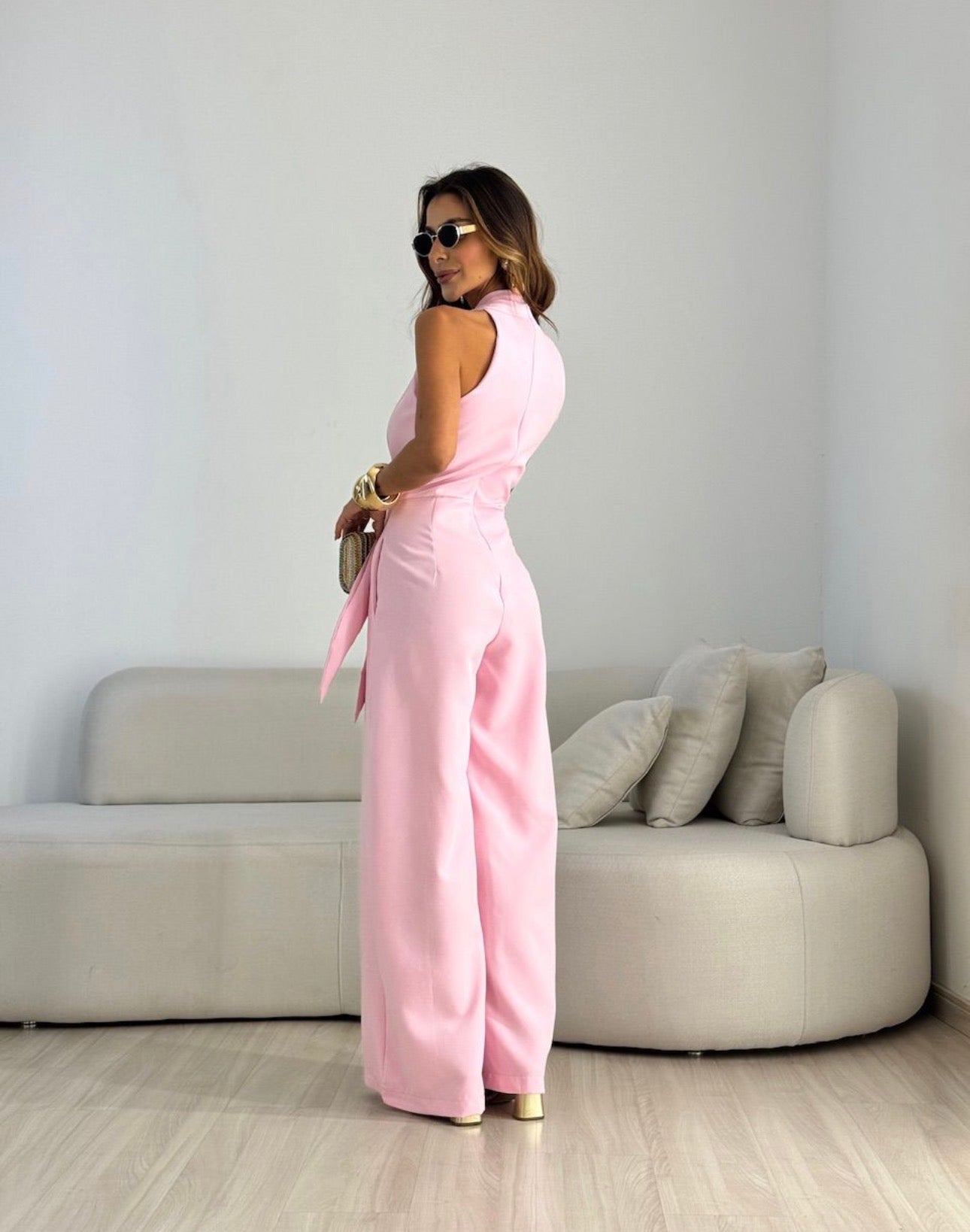 Carol| Elegancki Kombinezon Halter