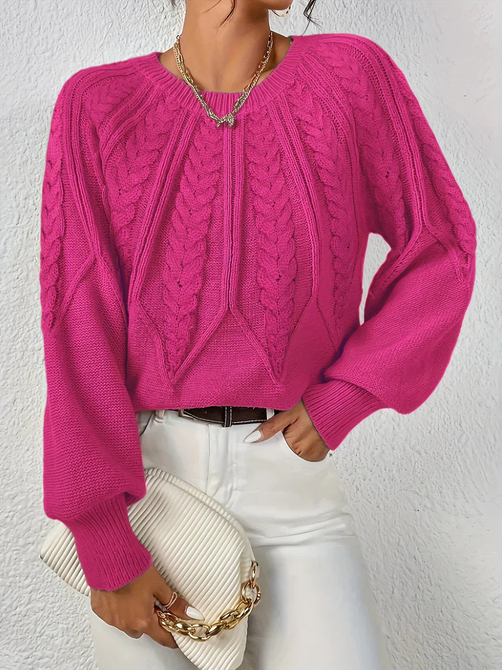 Nora | Sweter w Komfortowej Dzianinie