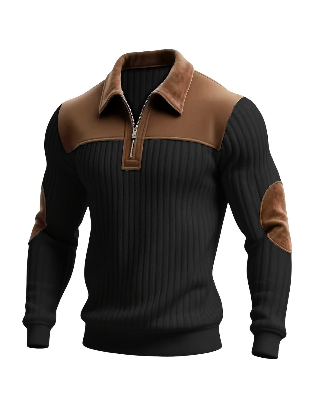 Uwe | Sportowo-elegancki sweter typu Troyer