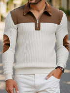 Uwe | Sportowo-elegancki sweter typu Troyer