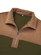 Uwe | Sportowo-elegancki sweter typu Troyer