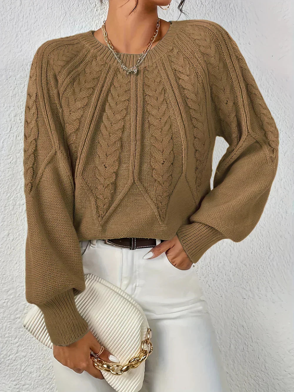 Nora | Sweter w Komfortowej Dzianinie