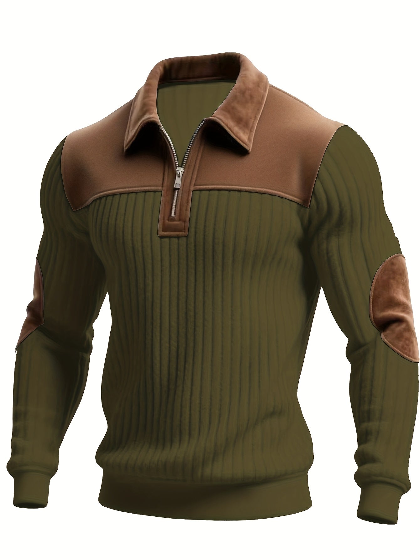 Uwe | Sportowo-elegancki sweter typu Troyer