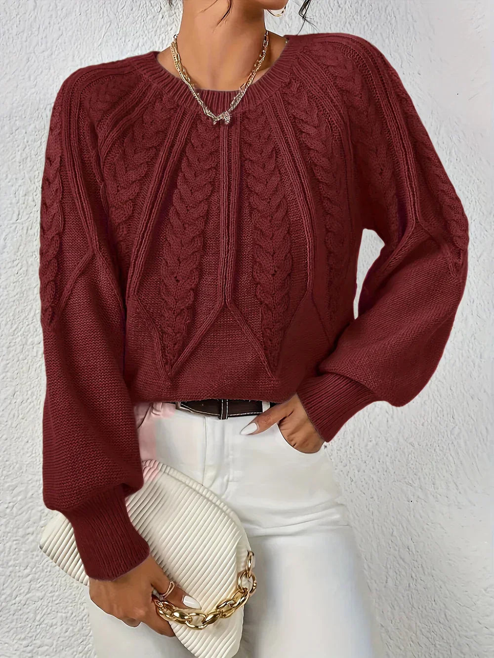 Nora | Sweter w Komfortowej Dzianinie