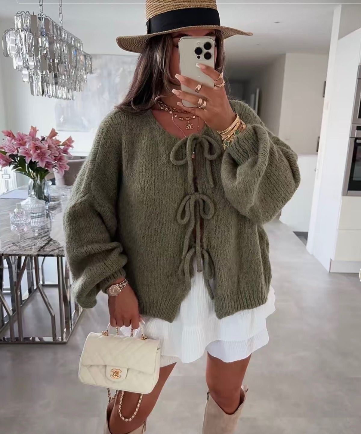 Lilly| Sweter Robiony na Drutach
