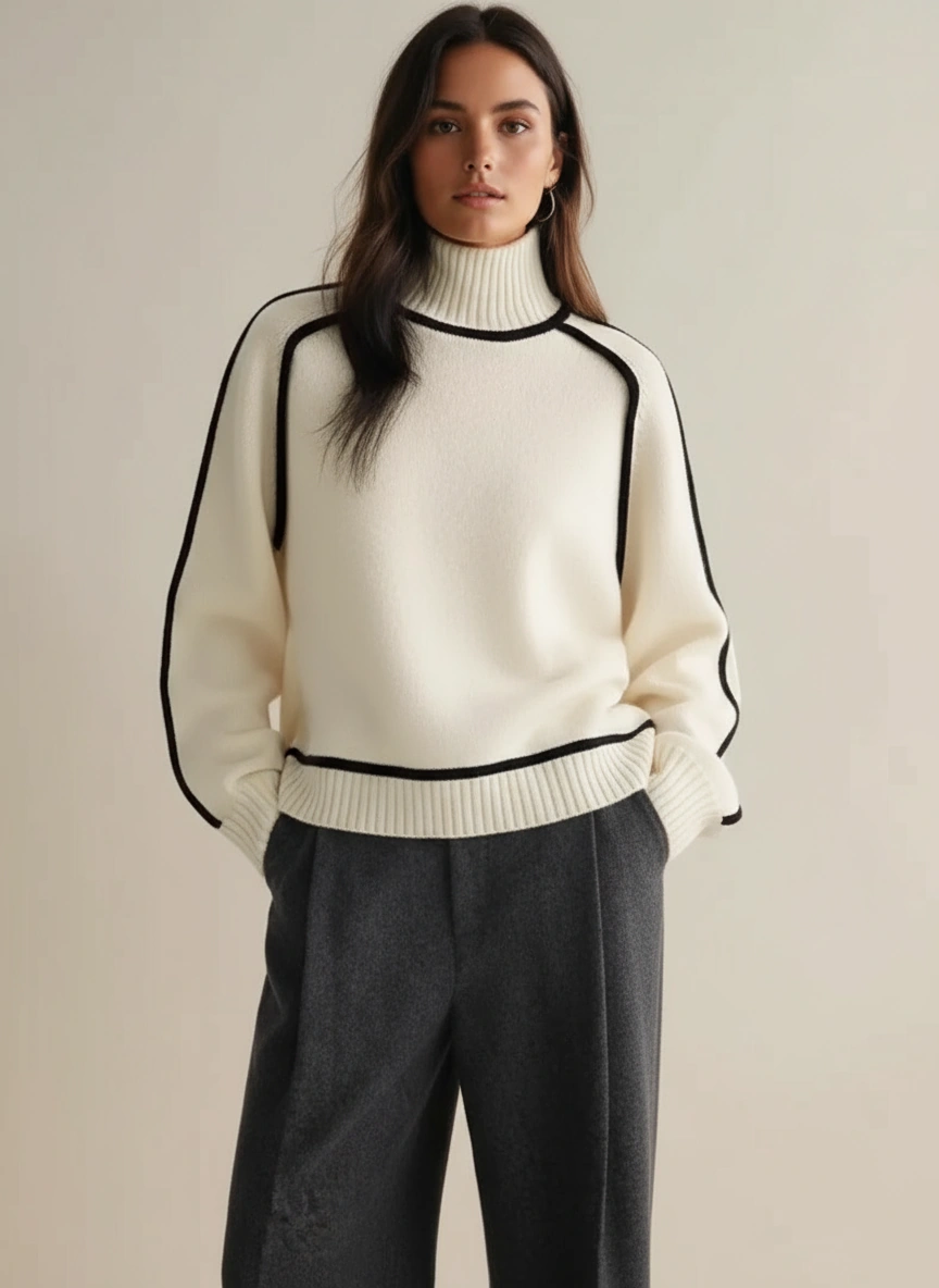 Zofia | Sweter z Golfem Essential
