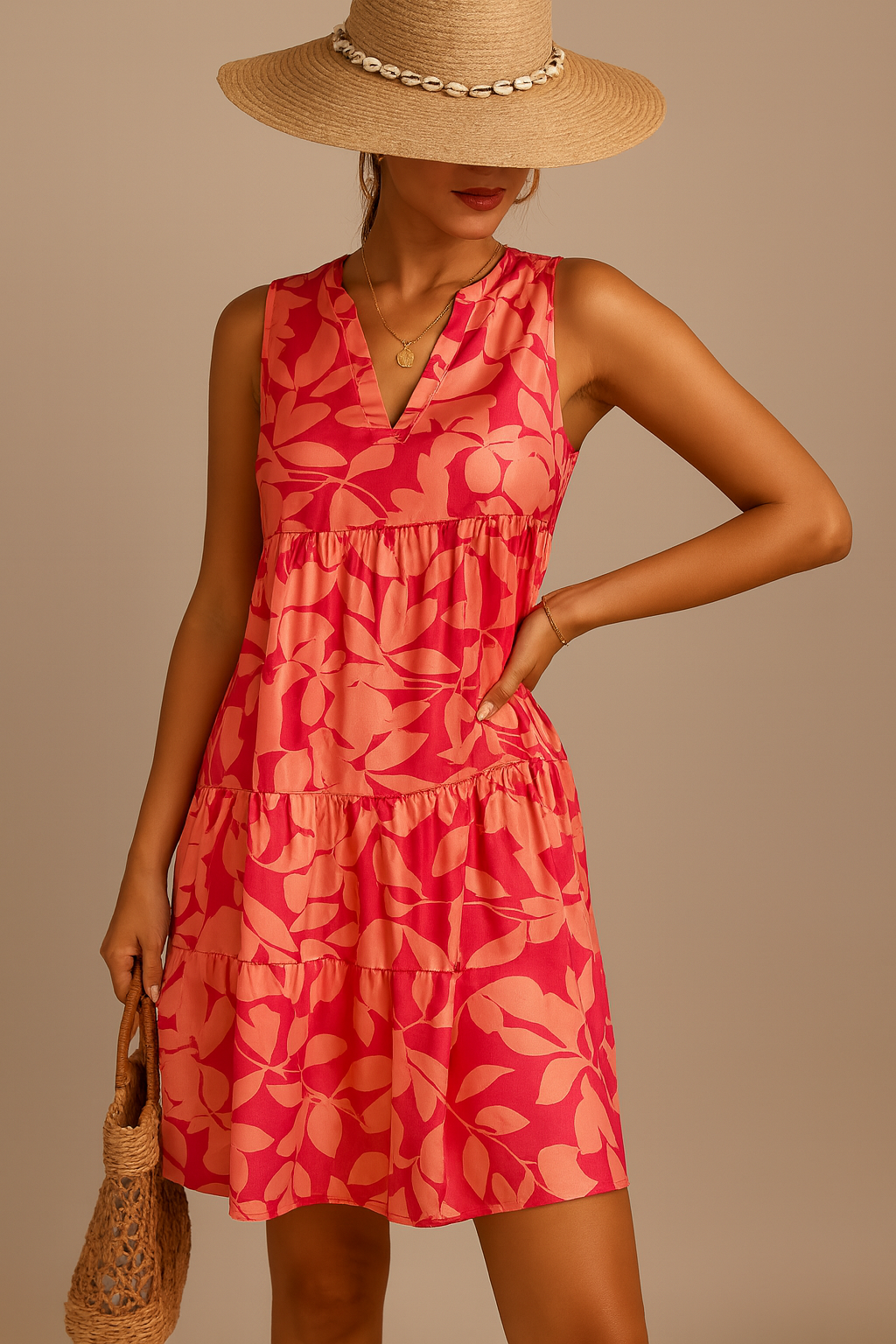 Laure – Sukienka A-Lijn Tropical Breeze