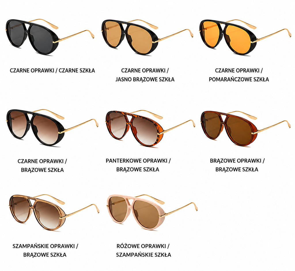 SIDNEY – Eleganckie Okulary Przeciwsłoneczne