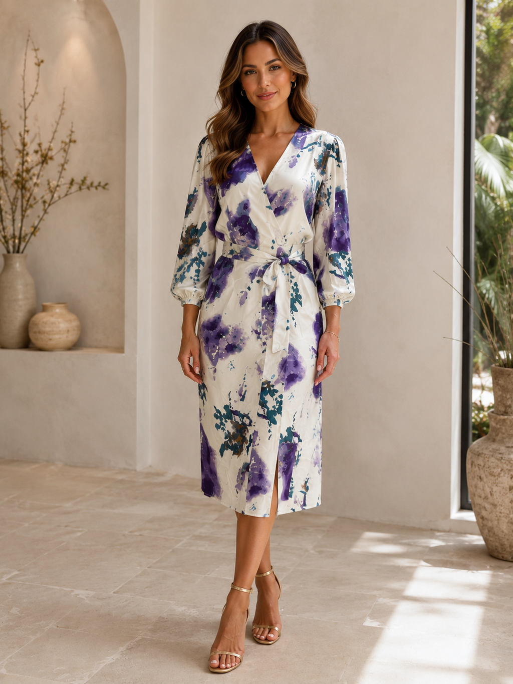 Cisca | dwuczęściowy zestaw tie-dye maxi – bez wysiłku chic