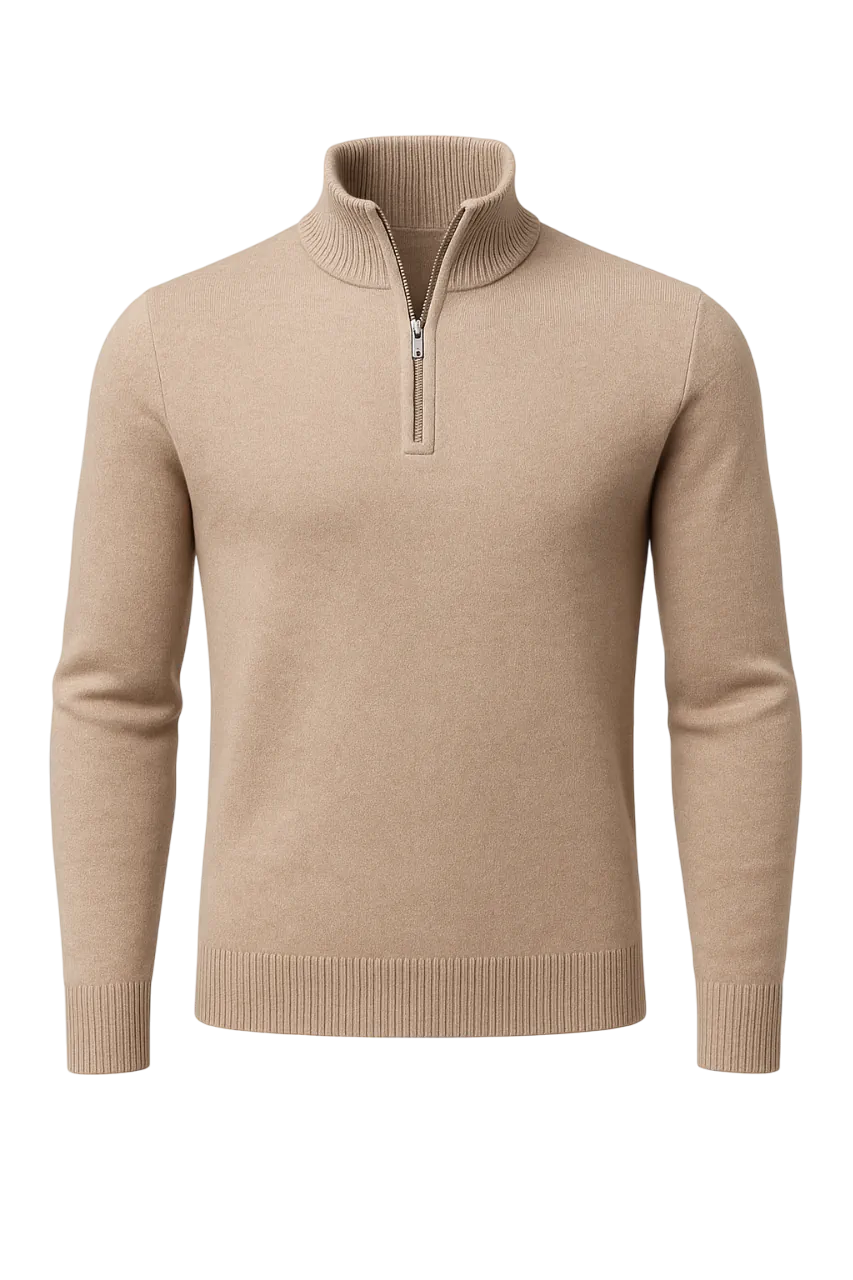 Windsor Half-Zip Męski Sweter