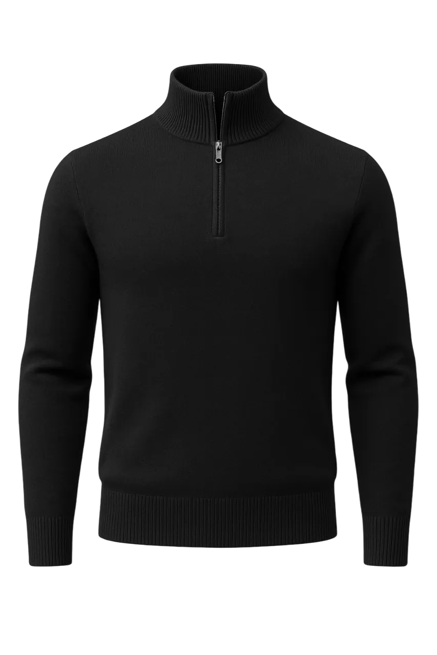 Windsor Half-Zip Męski Sweter