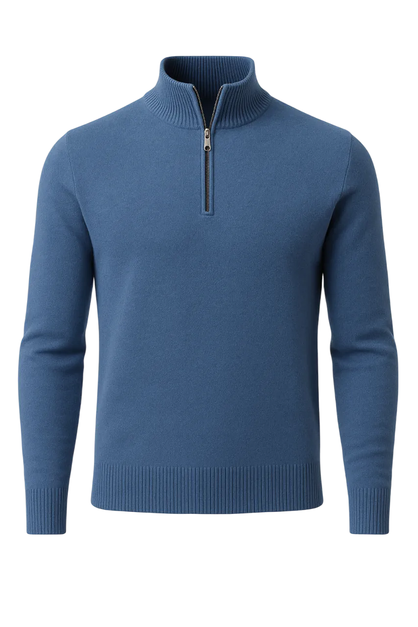 Windsor Half-Zip Męski Sweter