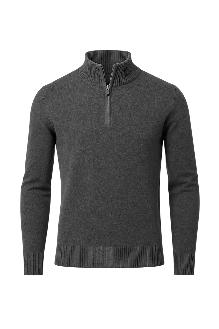 Windsor Half-Zip Męski Sweter