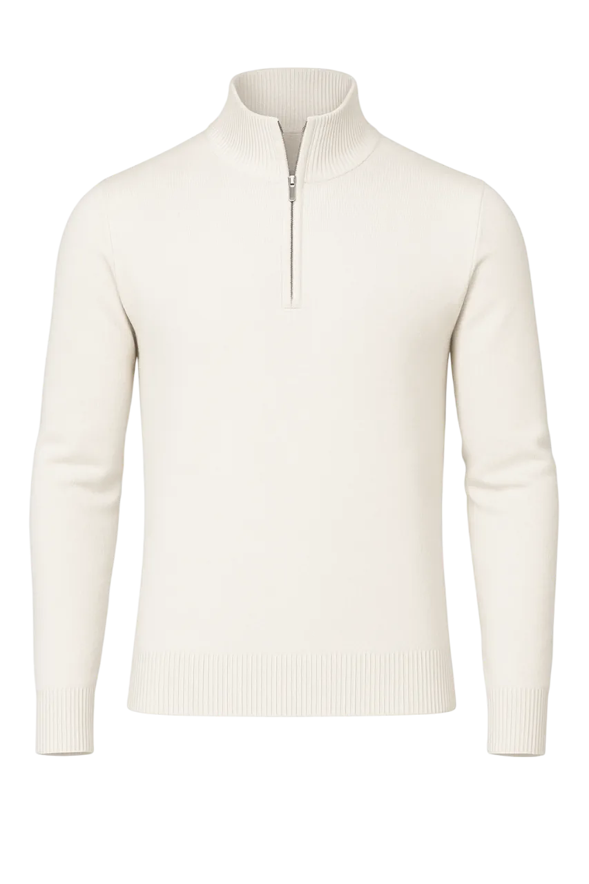 Windsor Half-Zip Męski Sweter