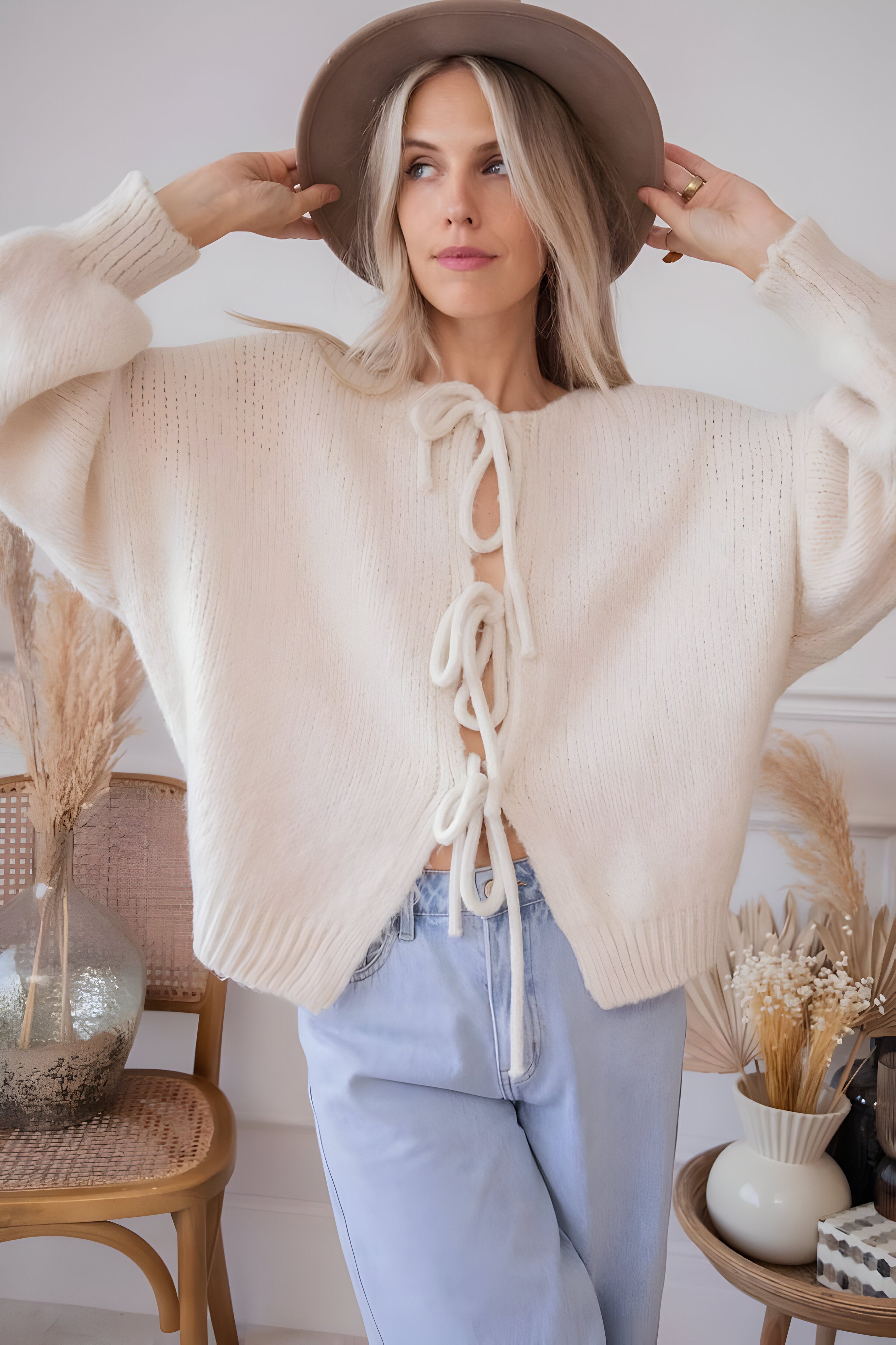 Lilly| Sweter Robiony na Drutach