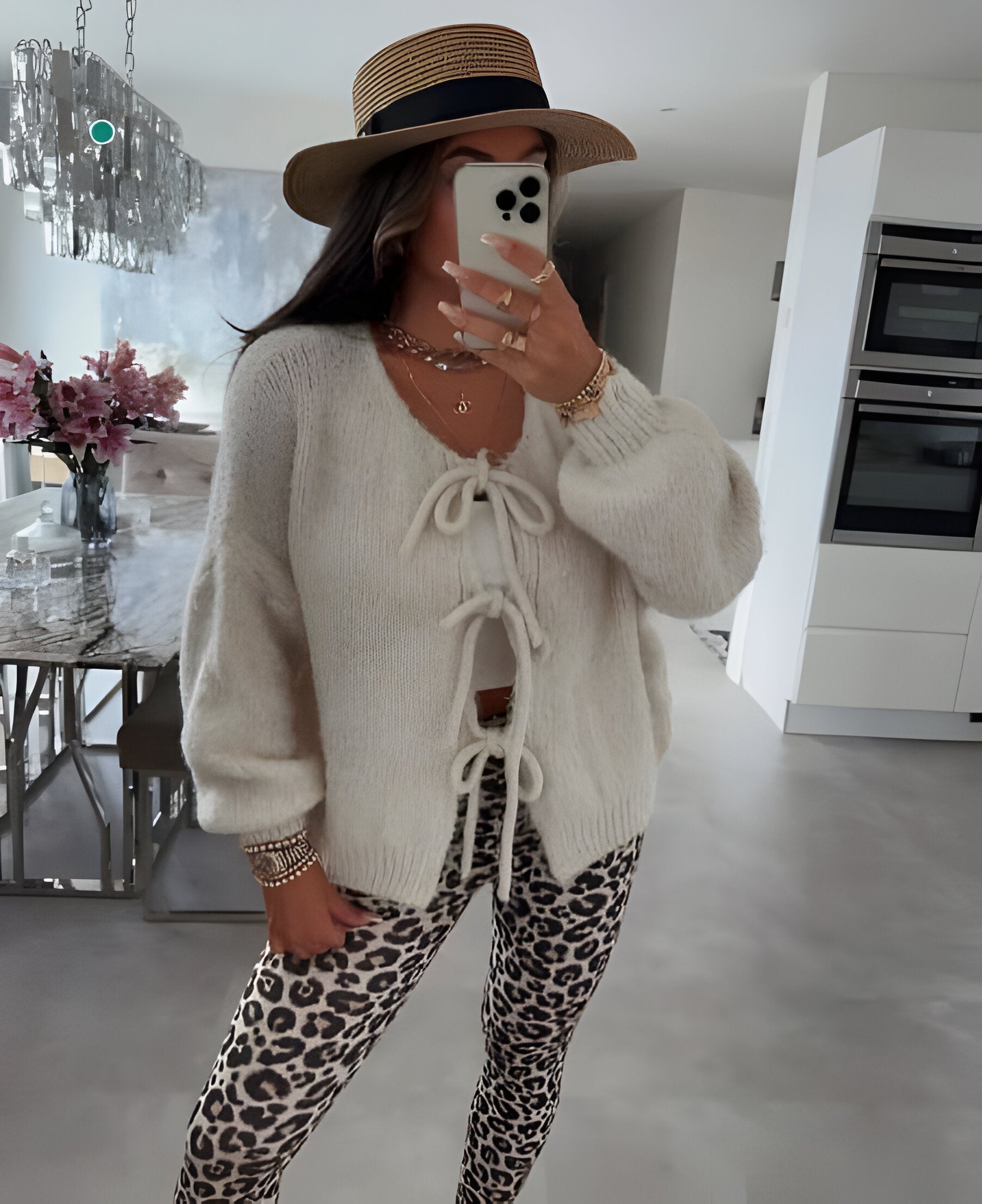 Lilly| Sweter Robiony na Drutach