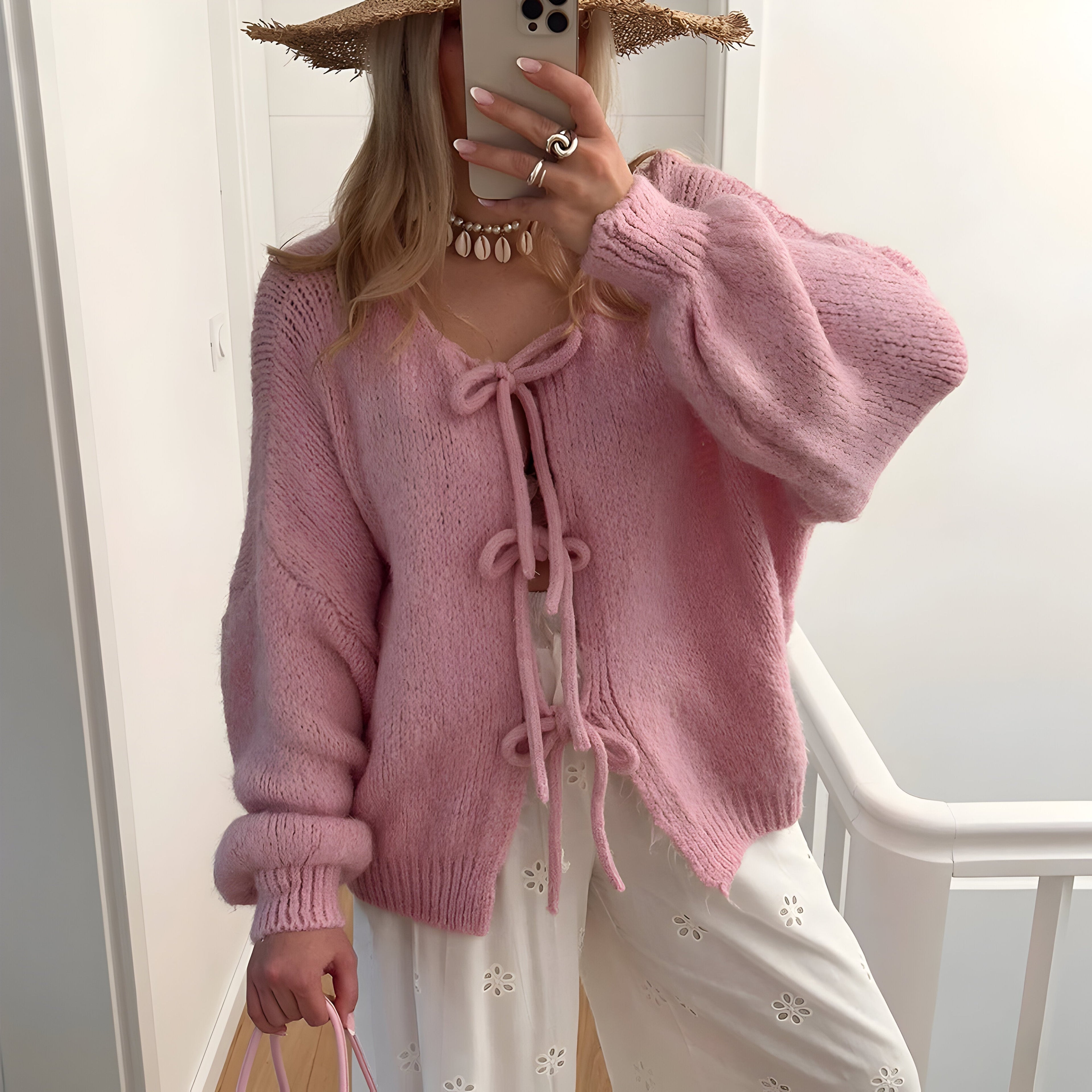Lilly| Sweter Robiony na Drutach
