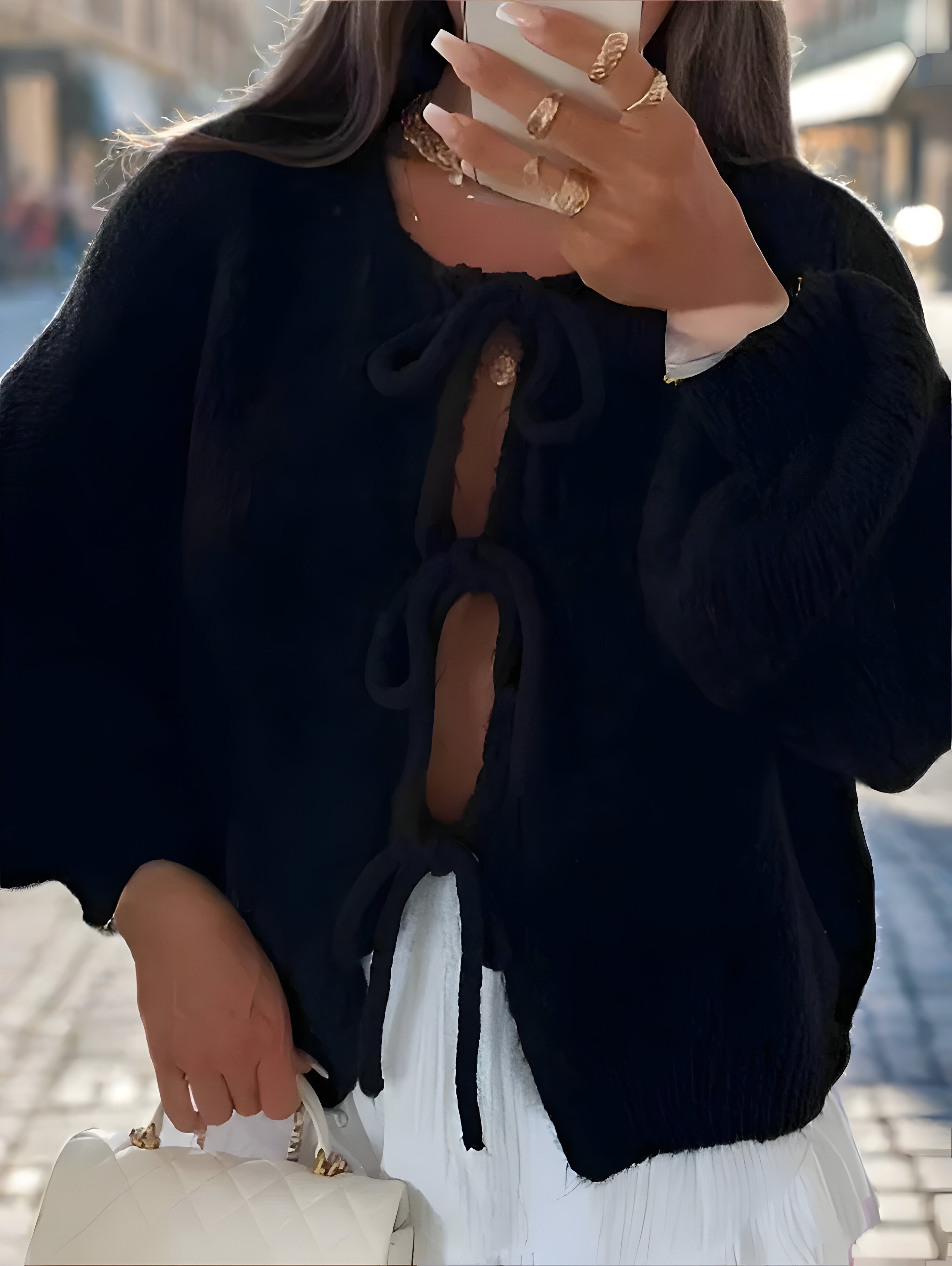 Lilly| Sweter Robiony na Drutach