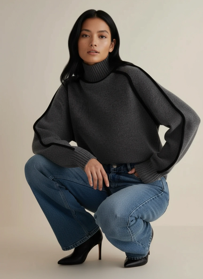 Zofia | Sweter z Golfem Essential