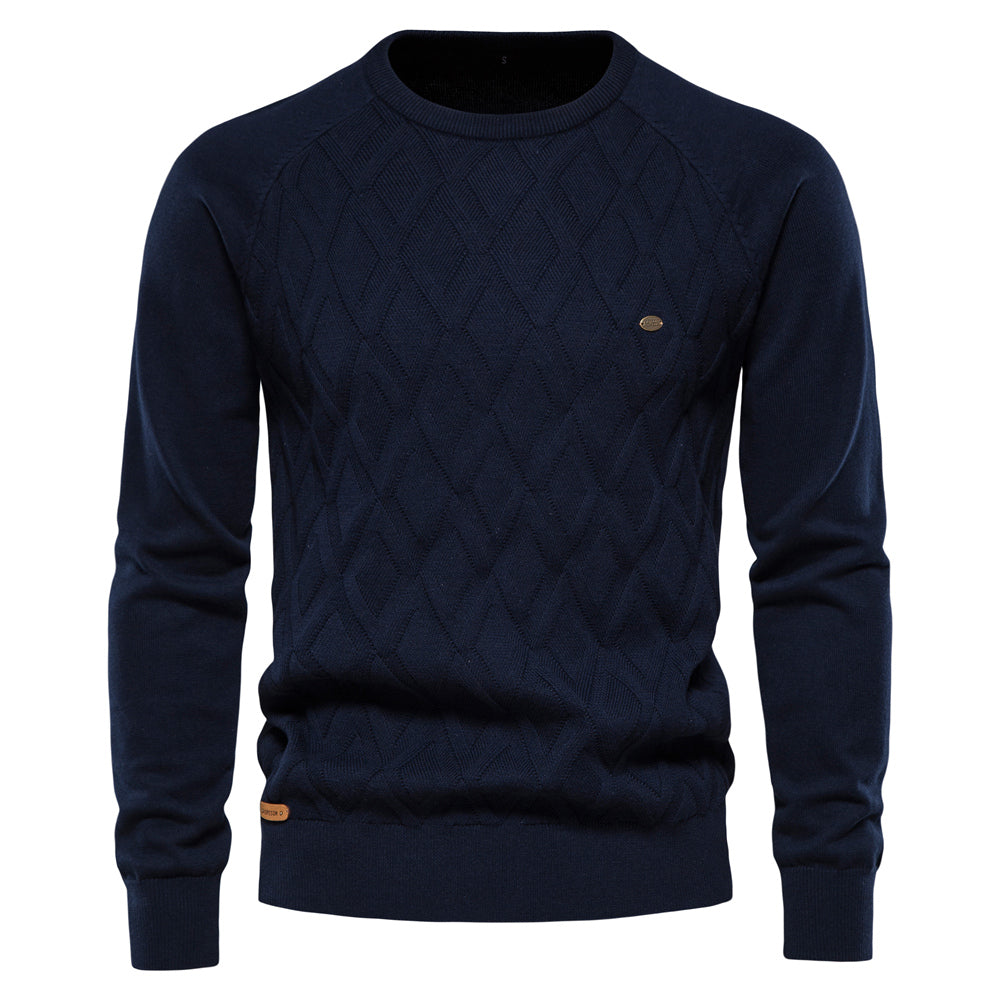 Męski sweter z dzianiny
