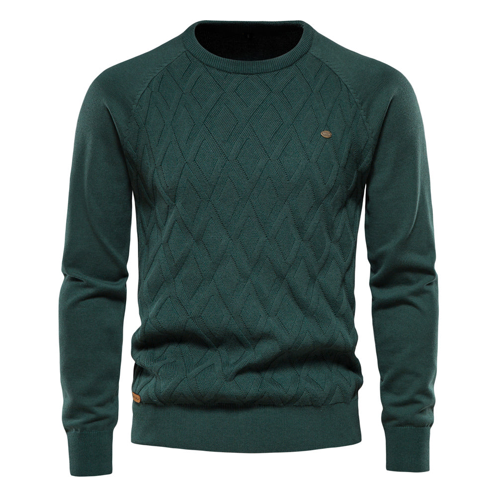 Męski sweter z dzianiny