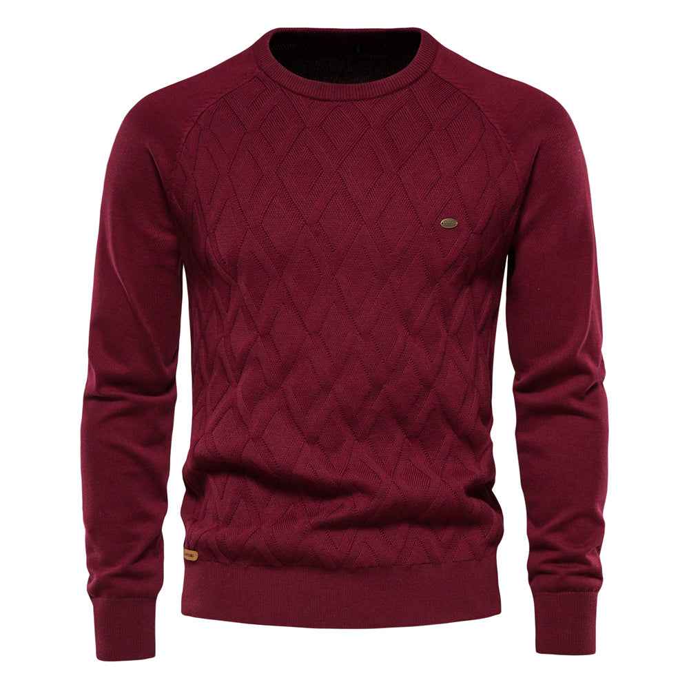 Męski sweter z dzianiny