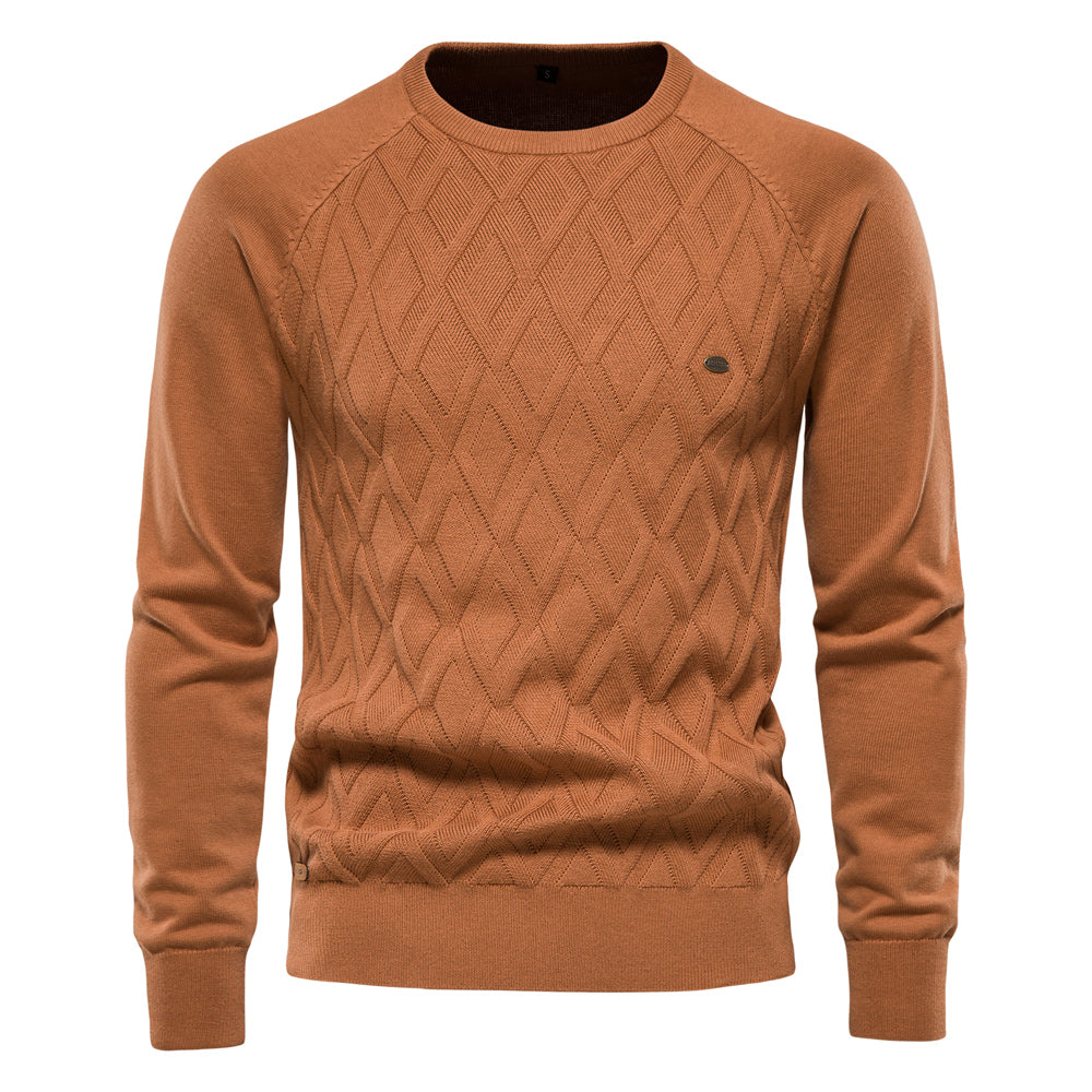 Męski sweter z dzianiny