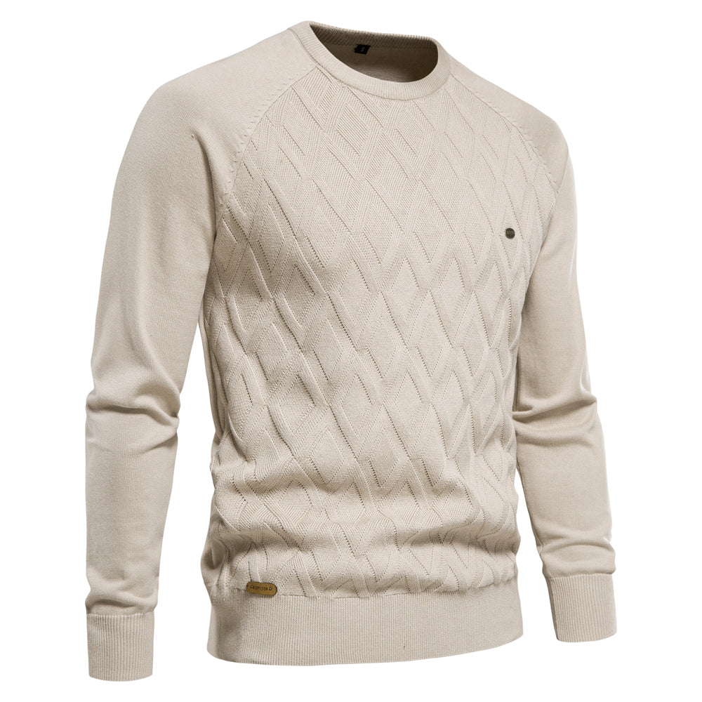 Męski sweter z dzianiny