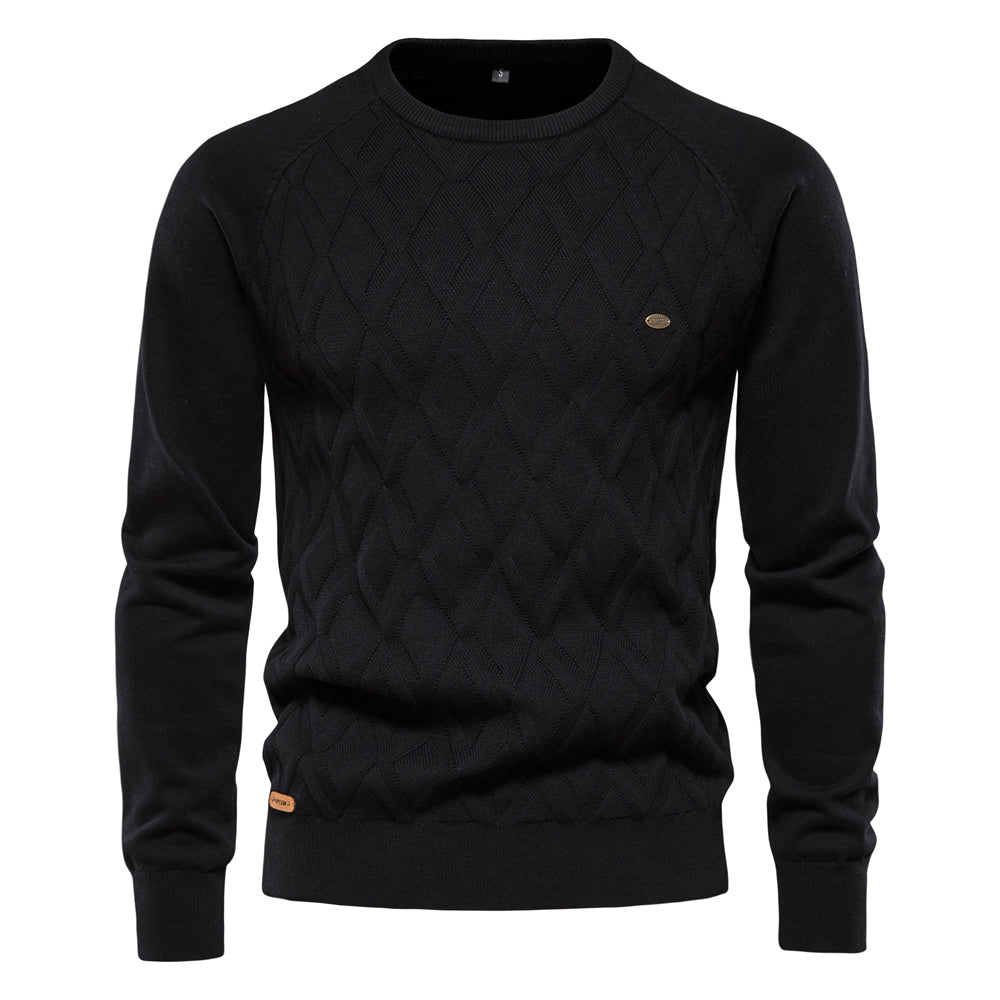Męski sweter z dzianiny