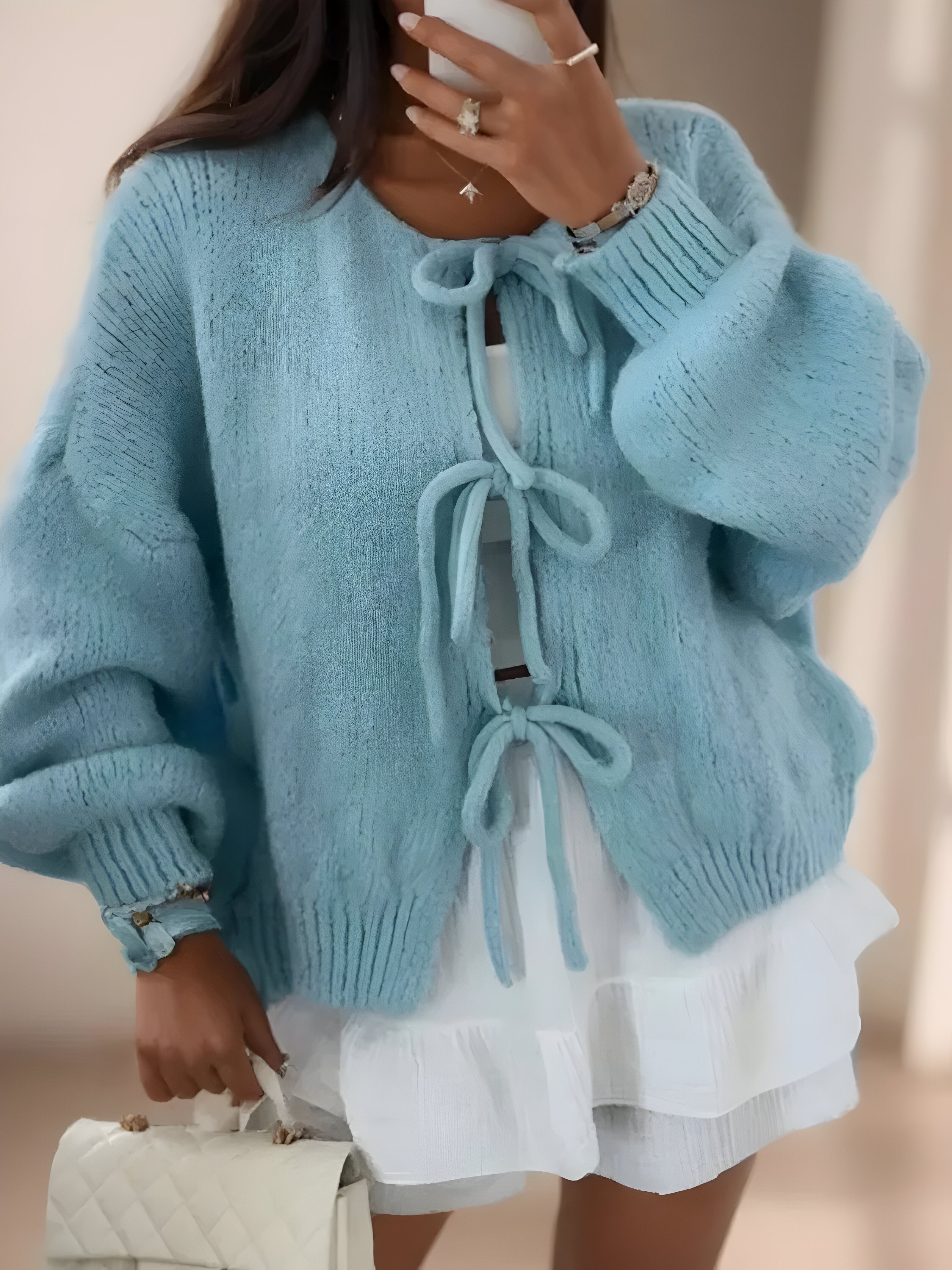 Lilly| Sweter Robiony na Drutach