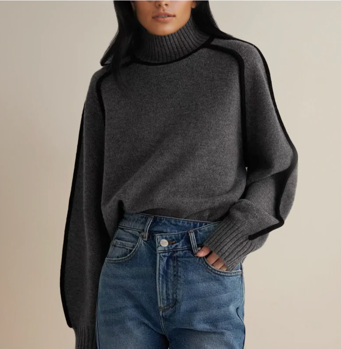 Zofia | Sweter z Golfem Essential
