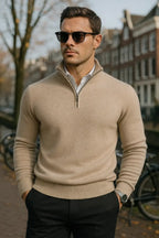 Windsor Half-Zip Męski Sweter
