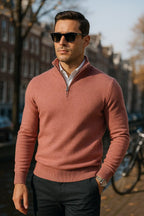 Windsor Half-Zip Męski Sweter