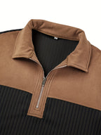 Uwe | Sportowo-elegancki sweter typu Troyer