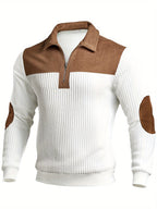 Uwe | Sportowo-elegancki sweter typu Troyer
