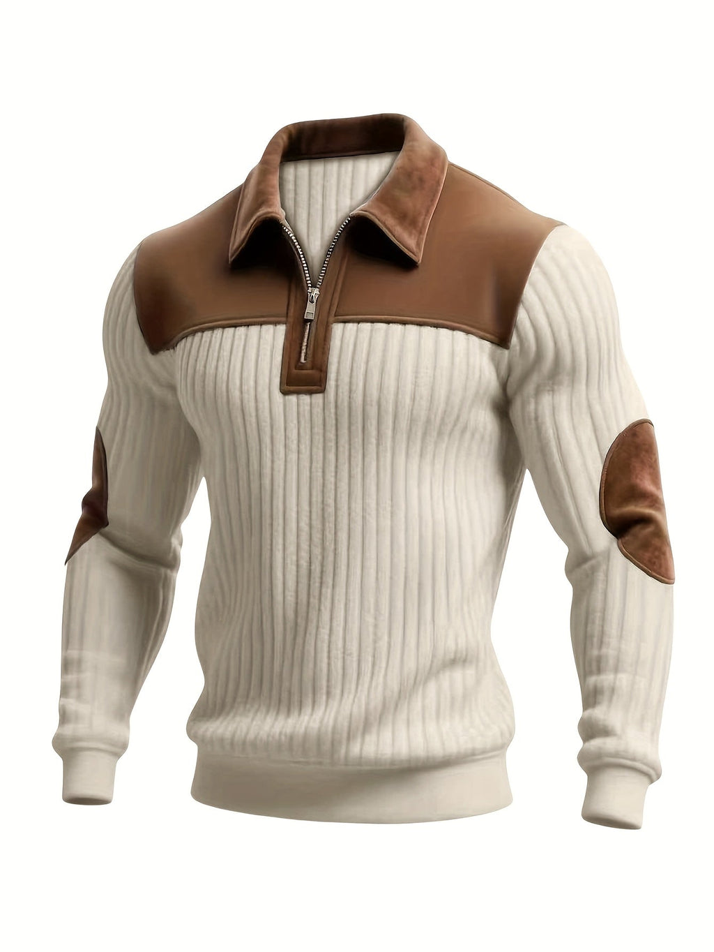 Uwe | Sportowo-elegancki sweter typu Troyer