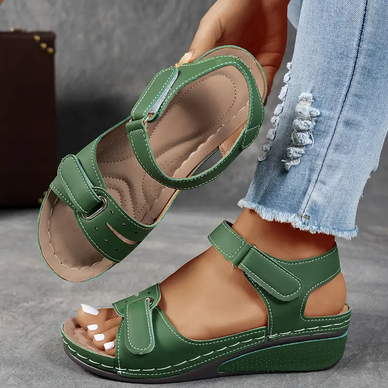 Laura | Damskie Komfortowe Sandały Wedge na Lato