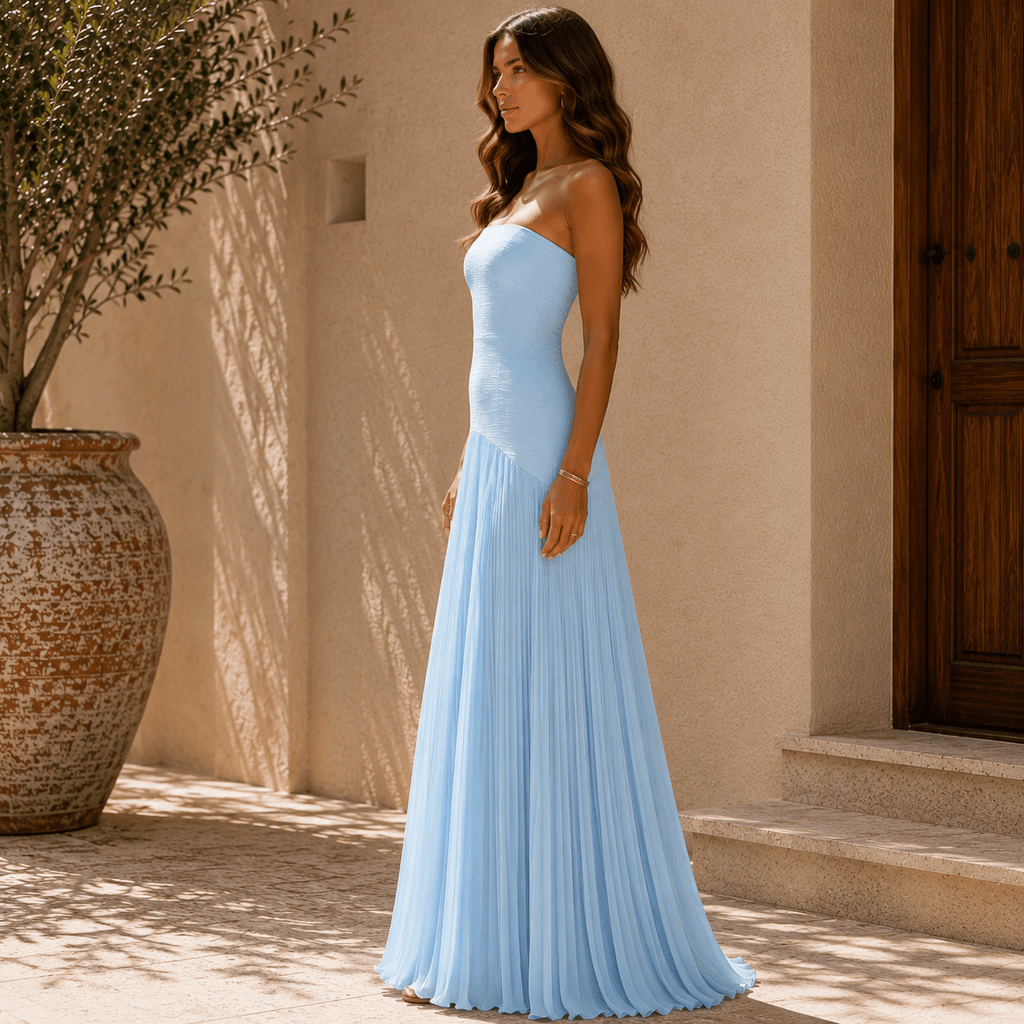 Sukienka z dekoltem off-shoulder