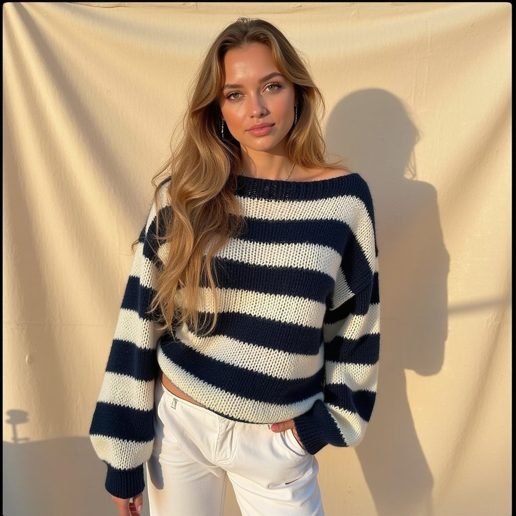 Éléonore – Sweter w paski