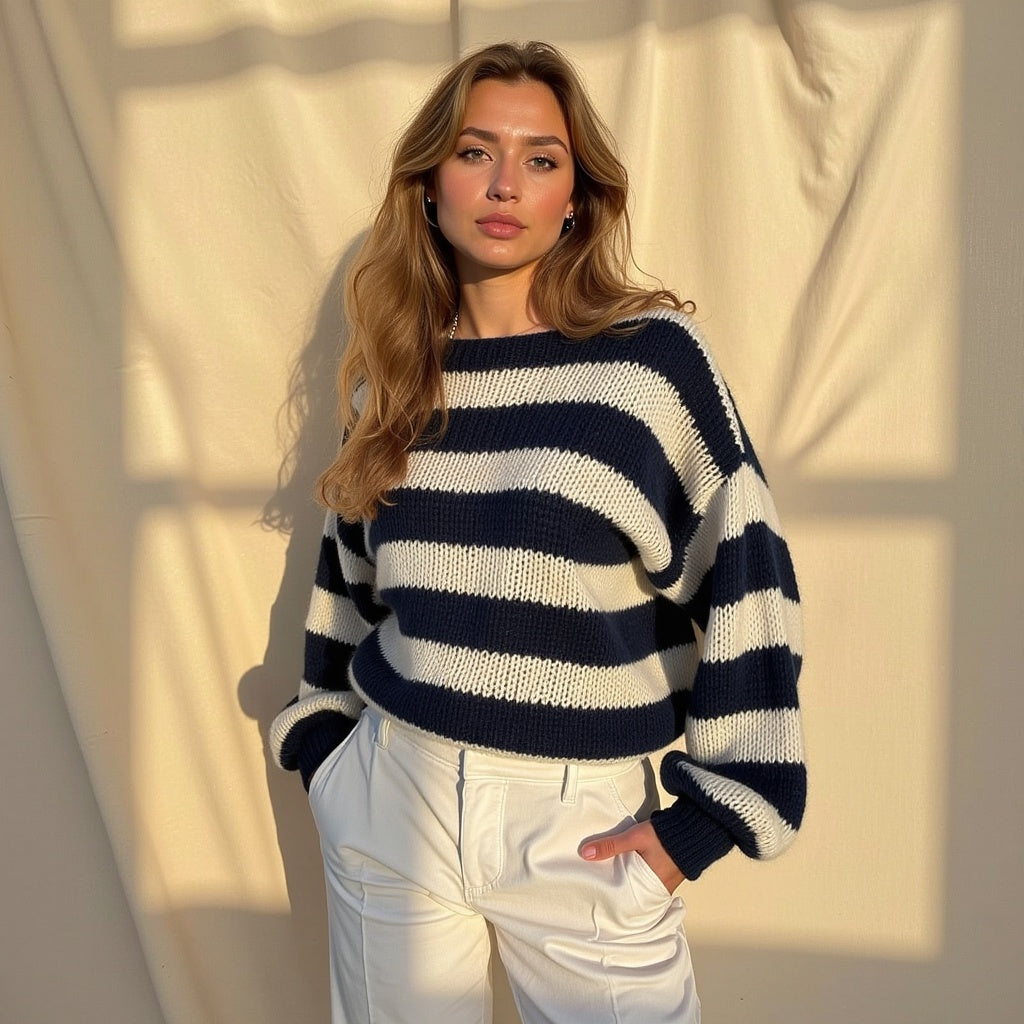 Éléonore – Sweter w paski