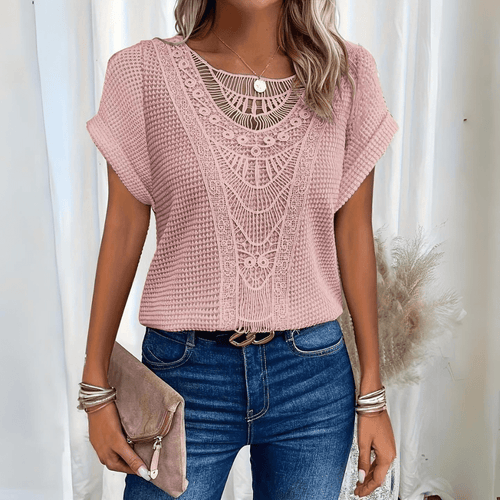 CHARLOTTE | Elegancki top z koronki