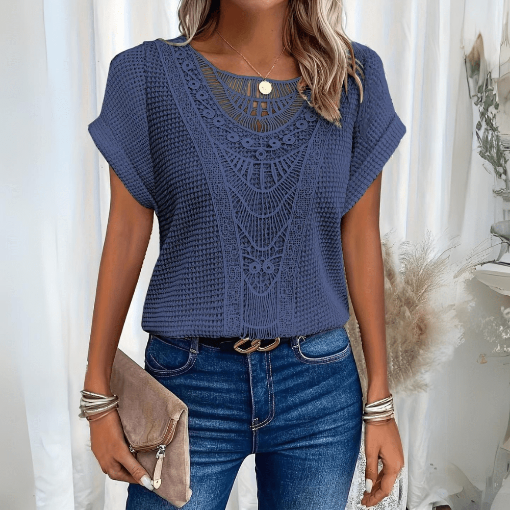 CHARLOTTE | Elegancki top z koronki