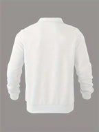 Romano | Vintage Geometryczny Sweter z Zamkiem